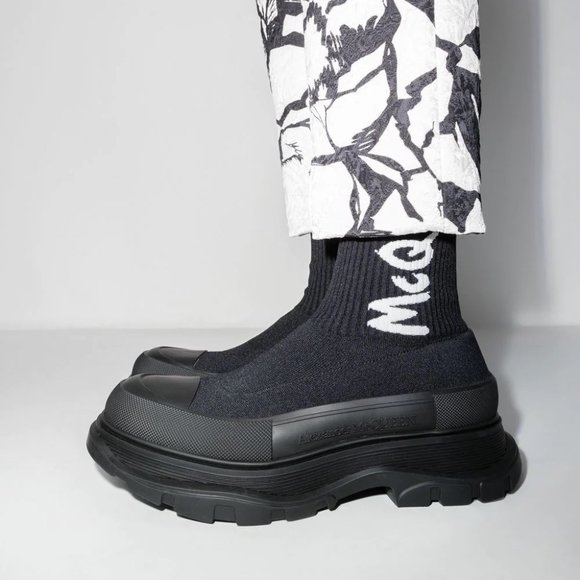 Alexander McQueen Sock Boots main image 5